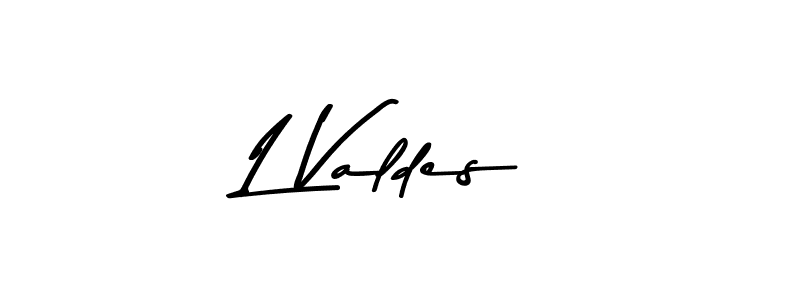 You should practise on your own different ways (Asem Kandis PERSONAL USE) to write your name (L Valdes) in signature. don't let someone else do it for you. L Valdes signature style 9 images and pictures png