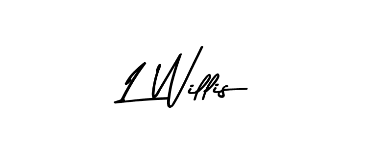 The best way (Asem Kandis PERSONAL USE) to make a short signature is to pick only two or three words in your name. The name L Willis include a total of six letters. For converting this name. L Willis signature style 9 images and pictures png