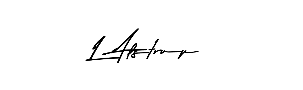 Design your own signature with our free online signature maker. With this signature software, you can create a handwritten (Asem Kandis PERSONAL USE) signature for name L. Alstrup. L. Alstrup signature style 9 images and pictures png