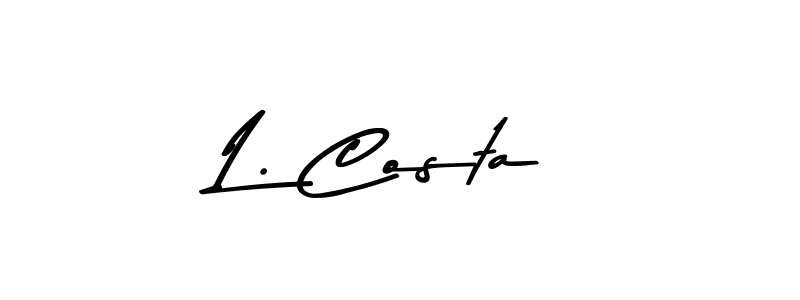 L. Costa stylish signature style. Best Handwritten Sign (Asem Kandis PERSONAL USE) for my name. Handwritten Signature Collection Ideas for my name L. Costa. L. Costa signature style 9 images and pictures png