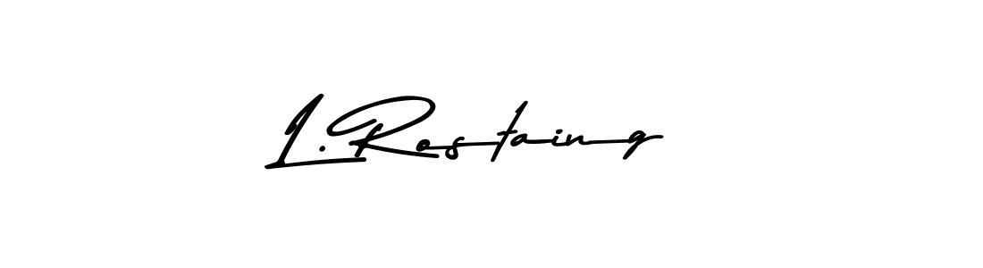 How to Draw L. Rostaing signature style? Asem Kandis PERSONAL USE is a latest design signature styles for name L. Rostaing. L. Rostaing signature style 9 images and pictures png