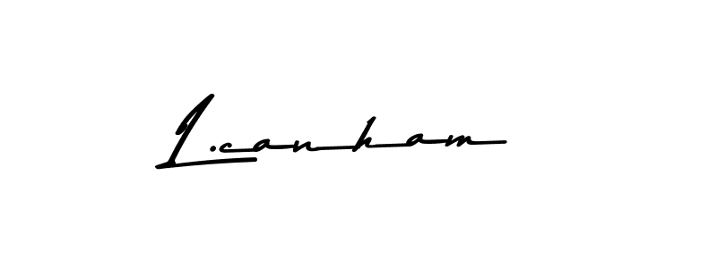 L.canham stylish signature style. Best Handwritten Sign (Asem Kandis PERSONAL USE) for my name. Handwritten Signature Collection Ideas for my name L.canham. L.canham signature style 9 images and pictures png