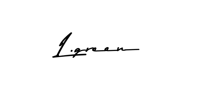 How to make L.green signature? Asem Kandis PERSONAL USE is a professional autograph style. Create handwritten signature for L.green name. L.green signature style 9 images and pictures png