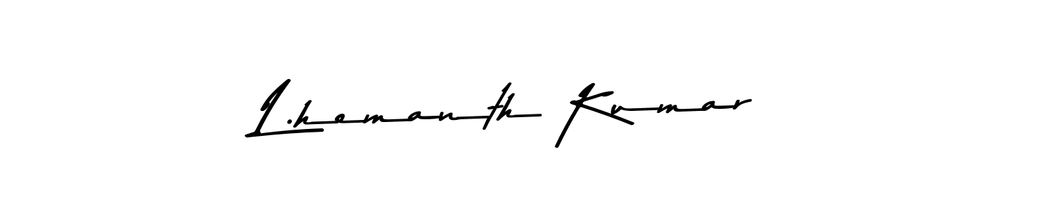 How to Draw L.hemanth Kumar signature style? Asem Kandis PERSONAL USE is a latest design signature styles for name L.hemanth Kumar. L.hemanth Kumar signature style 9 images and pictures png