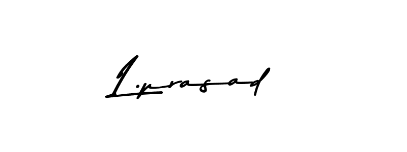 How to make L.prasad signature? Asem Kandis PERSONAL USE is a professional autograph style. Create handwritten signature for L.prasad name. L.prasad signature style 9 images and pictures png