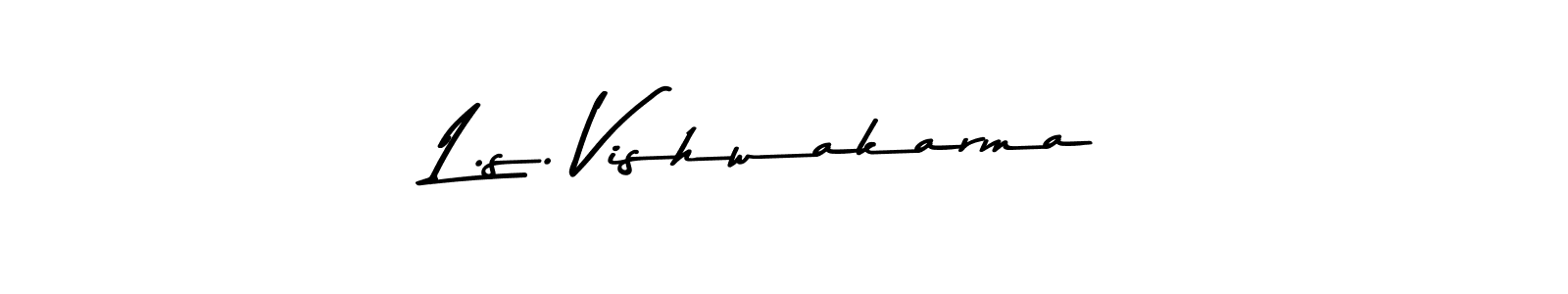 Here are the top 10 professional signature styles for the name L.s. Vishwakarma. These are the best autograph styles you can use for your name. L.s. Vishwakarma signature style 9 images and pictures png