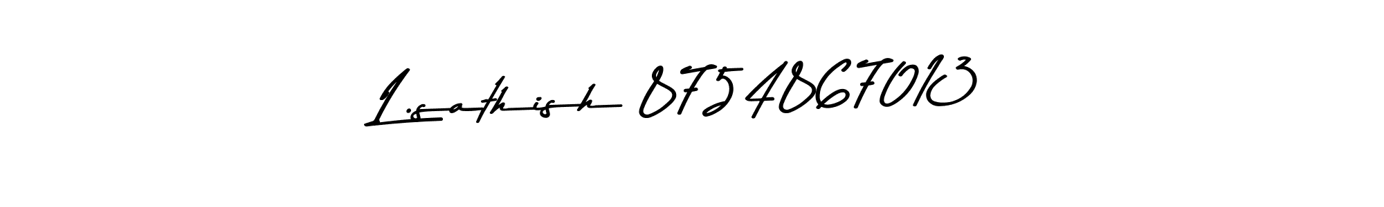 Best and Professional Signature Style for L.sathish 8754867013. Asem Kandis PERSONAL USE Best Signature Style Collection. L.sathish 8754867013 signature style 9 images and pictures png