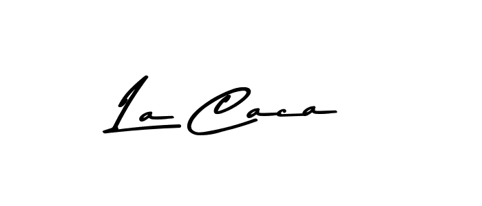 La Caca stylish signature style. Best Handwritten Sign (Asem Kandis PERSONAL USE) for my name. Handwritten Signature Collection Ideas for my name La Caca. La Caca signature style 9 images and pictures png