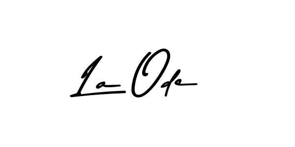 This is the best signature style for the La Ode name. Also you like these signature font (Asem Kandis PERSONAL USE). Mix name signature. La Ode signature style 9 images and pictures png