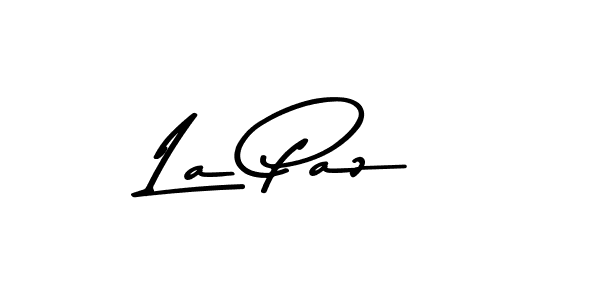 Create a beautiful signature design for name La Paz. With this signature (Asem Kandis PERSONAL USE) fonts, you can make a handwritten signature for free. La Paz signature style 9 images and pictures png