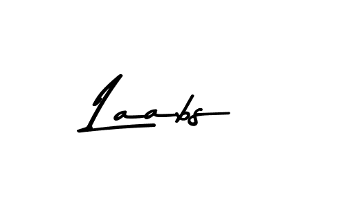 Make a beautiful signature design for name Laabs. With this signature (Asem Kandis PERSONAL USE) style, you can create a handwritten signature for free. Laabs signature style 9 images and pictures png