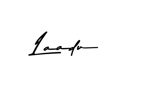 Laadu stylish signature style. Best Handwritten Sign (Asem Kandis PERSONAL USE) for my name. Handwritten Signature Collection Ideas for my name Laadu. Laadu signature style 9 images and pictures png