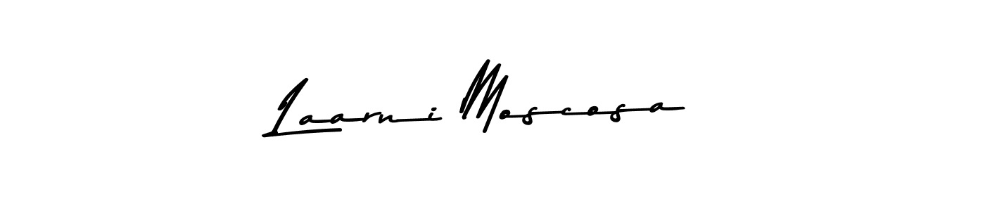 Make a beautiful signature design for name Laarni Moscosa. With this signature (Asem Kandis PERSONAL USE) style, you can create a handwritten signature for free. Laarni Moscosa signature style 9 images and pictures png