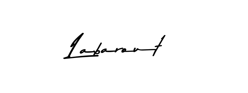 How to make Labarout name signature. Use Asem Kandis PERSONAL USE style for creating short signs online. This is the latest handwritten sign. Labarout signature style 9 images and pictures png