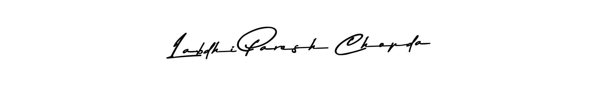 It looks lik you need a new signature style for name Labdhi Paresh Chopda. Design unique handwritten (Asem Kandis PERSONAL USE) signature with our free signature maker in just a few clicks. Labdhi Paresh Chopda signature style 9 images and pictures png