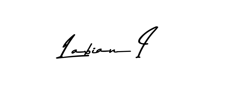 Create a beautiful signature design for name Labian I. With this signature (Asem Kandis PERSONAL USE) fonts, you can make a handwritten signature for free. Labian I signature style 9 images and pictures png