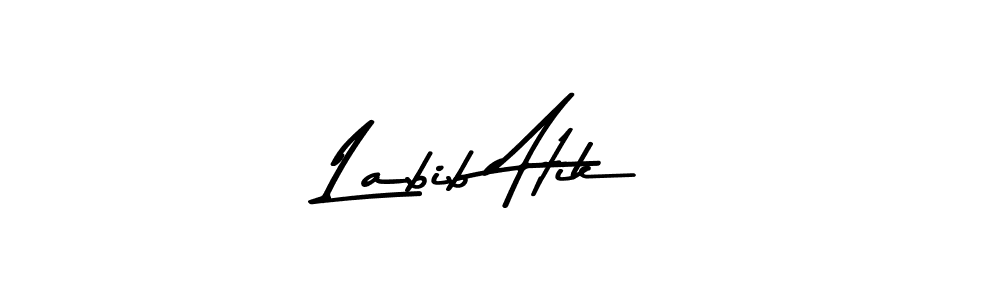 The best way (Asem Kandis PERSONAL USE) to make a short signature is to pick only two or three words in your name. The name Labib Atik include a total of six letters. For converting this name. Labib Atik signature style 9 images and pictures png