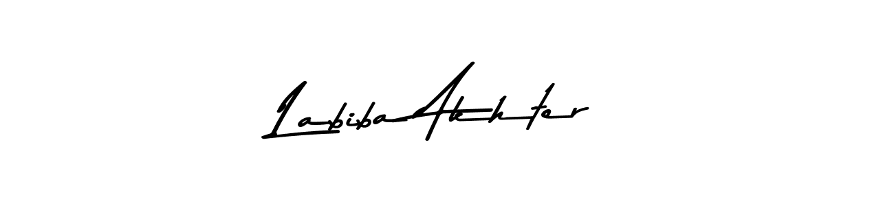 Labiba Akhter stylish signature style. Best Handwritten Sign (Asem Kandis PERSONAL USE) for my name. Handwritten Signature Collection Ideas for my name Labiba Akhter. Labiba Akhter signature style 9 images and pictures png