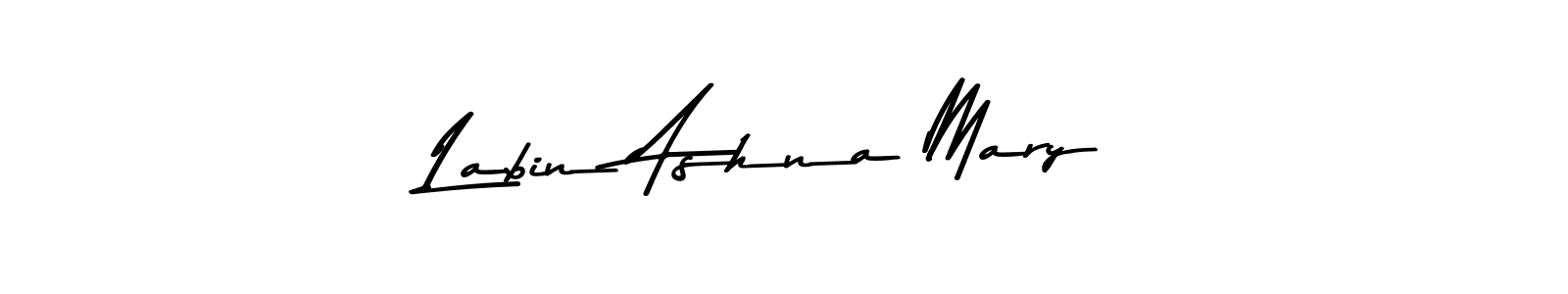 Labin Ashna Mary stylish signature style. Best Handwritten Sign (Asem Kandis PERSONAL USE) for my name. Handwritten Signature Collection Ideas for my name Labin Ashna Mary. Labin Ashna Mary signature style 9 images and pictures png