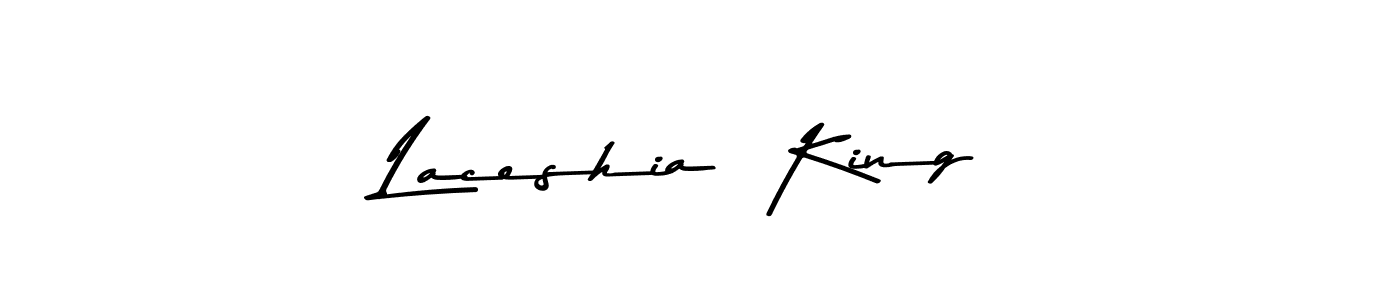 Also You can easily find your signature by using the search form. We will create Laceshia  King name handwritten signature images for you free of cost using Asem Kandis PERSONAL USE sign style. Laceshia  King signature style 9 images and pictures png