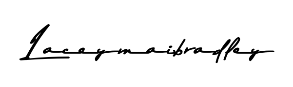 Quickly download Laceymaibradley name signature in high-resolution PNG using Asem Kandis PERSONAL USE style. Ready to insert into PDFs and online applications. Laceymaibradley signature style 9 images and pictures png