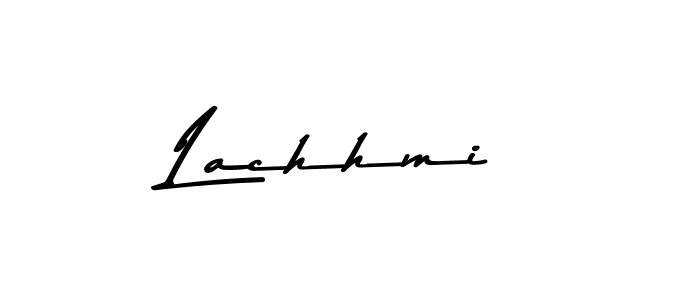 Create a beautiful signature design for name Lachhmi. With this signature (Asem Kandis PERSONAL USE) fonts, you can make a handwritten signature for free. Lachhmi signature style 9 images and pictures png