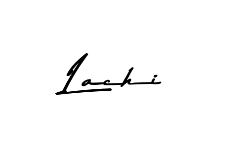 How to make Lachi name signature. Use Asem Kandis PERSONAL USE style for creating short signs online. This is the latest handwritten sign. Lachi signature style 9 images and pictures png