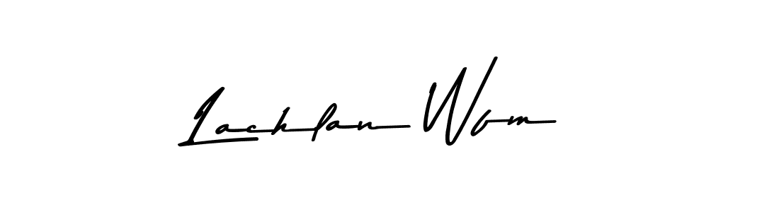 The best way (Asem Kandis PERSONAL USE) to make a short signature is to pick only two or three words in your name. The name Lachlan Wfm include a total of six letters. For converting this name. Lachlan Wfm signature style 9 images and pictures png