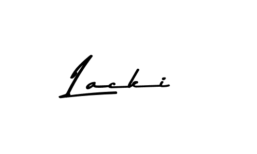 Similarly Asem Kandis PERSONAL USE is the best handwritten signature design. Signature creator online .You can use it as an online autograph creator for name Lacki. Lacki signature style 9 images and pictures png