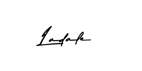 Similarly Asem Kandis PERSONAL USE is the best handwritten signature design. Signature creator online .You can use it as an online autograph creator for name Ladale. Ladale signature style 9 images and pictures png