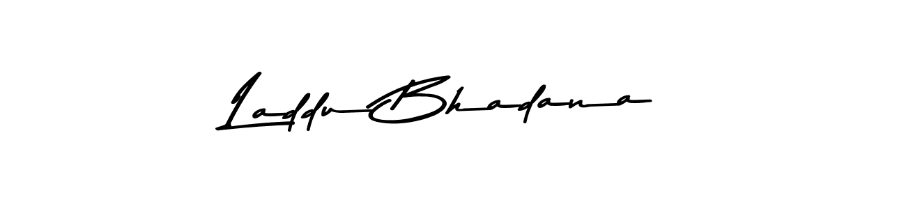 Design your own signature with our free online signature maker. With this signature software, you can create a handwritten (Asem Kandis PERSONAL USE) signature for name Laddu Bhadana. Laddu Bhadana signature style 9 images and pictures png