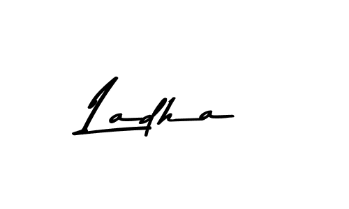 Asem Kandis PERSONAL USE is a professional signature style that is perfect for those who want to add a touch of class to their signature. It is also a great choice for those who want to make their signature more unique. Get Ladha name to fancy signature for free. Ladha signature style 9 images and pictures png