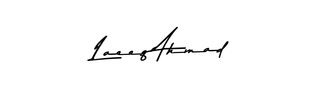 This is the best signature style for the Laeeq Ahmad name. Also you like these signature font (Asem Kandis PERSONAL USE). Mix name signature. Laeeq Ahmad signature style 9 images and pictures png