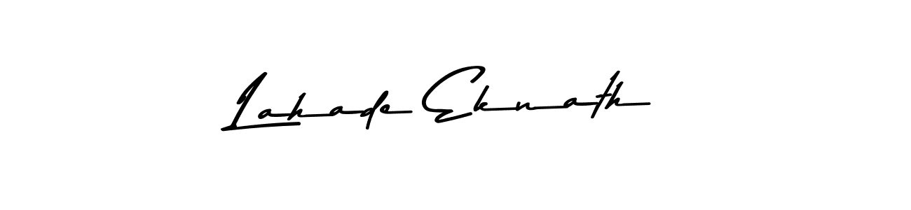 Make a beautiful signature design for name Lahade Eknath. Use this online signature maker to create a handwritten signature for free. Lahade Eknath signature style 9 images and pictures png