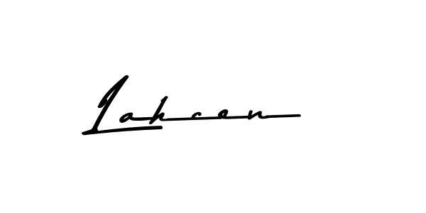 Use a signature maker to create a handwritten signature online. With this signature software, you can design (Asem Kandis PERSONAL USE) your own signature for name Lahcen. Lahcen signature style 9 images and pictures png