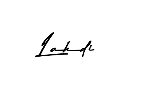 if you are searching for the best signature style for your name Lahdi. so please give up your signature search. here we have designed multiple signature styles  using Asem Kandis PERSONAL USE. Lahdi signature style 9 images and pictures png