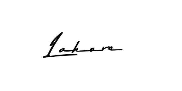 How to make Lahore name signature. Use Asem Kandis PERSONAL USE style for creating short signs online. This is the latest handwritten sign. Lahore signature style 9 images and pictures png