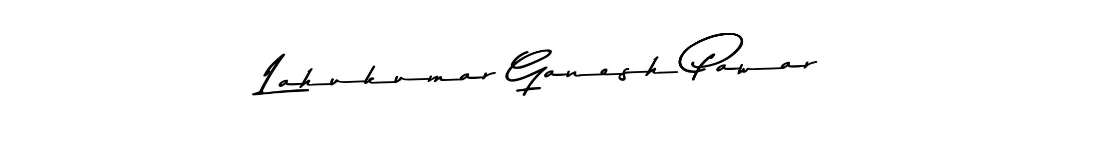 if you are searching for the best signature style for your name Lahukumar Ganesh Pawar. so please give up your signature search. here we have designed multiple signature styles  using Asem Kandis PERSONAL USE. Lahukumar Ganesh Pawar signature style 9 images and pictures png