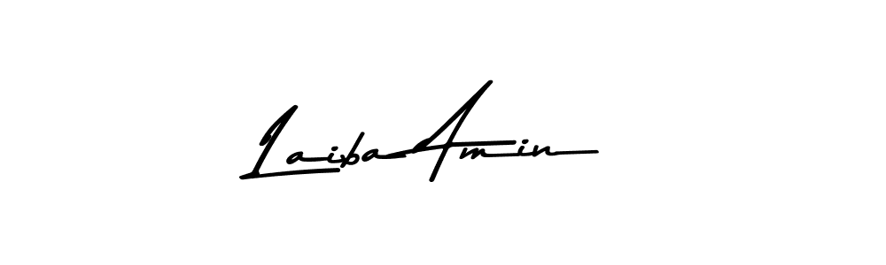 Asem Kandis PERSONAL USE is a professional signature style that is perfect for those who want to add a touch of class to their signature. It is also a great choice for those who want to make their signature more unique. Get Laiba Amin name to fancy signature for free. Laiba Amin signature style 9 images and pictures png