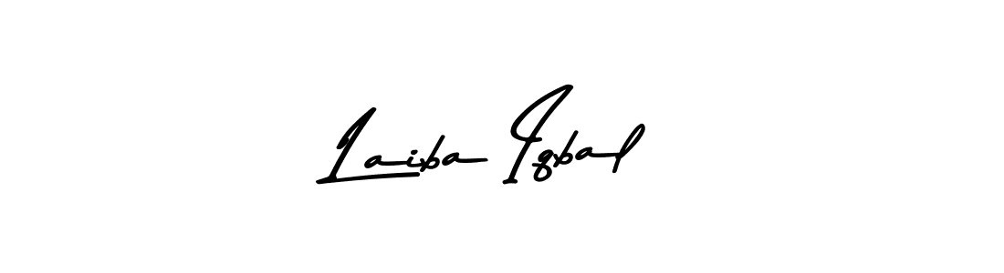 This is the best signature style for the Laiba Iqbal name. Also you like these signature font (Asem Kandis PERSONAL USE). Mix name signature. Laiba Iqbal signature style 9 images and pictures png