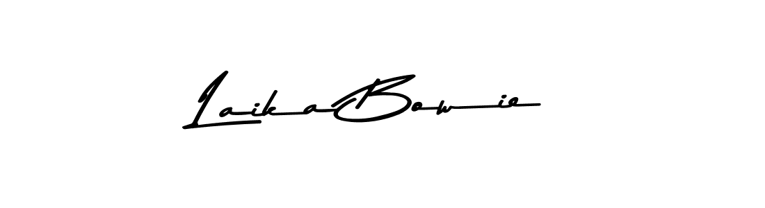 You should practise on your own different ways (Asem Kandis PERSONAL USE) to write your name (Laika Bowie) in signature. don't let someone else do it for you. Laika Bowie signature style 9 images and pictures png