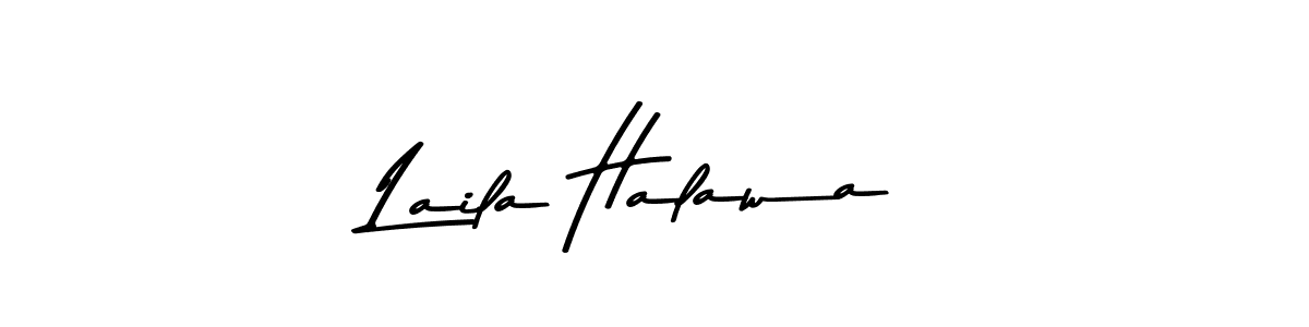 Make a beautiful signature design for name Laila Halawa. With this signature (Asem Kandis PERSONAL USE) style, you can create a handwritten signature for free. Laila Halawa signature style 9 images and pictures png