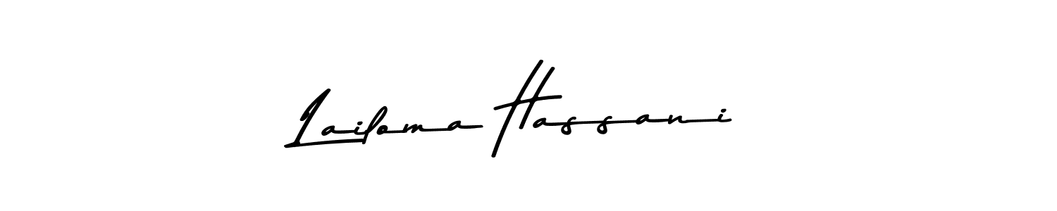 How to make Lailoma Hassani signature? Asem Kandis PERSONAL USE is a professional autograph style. Create handwritten signature for Lailoma Hassani name. Lailoma Hassani signature style 9 images and pictures png