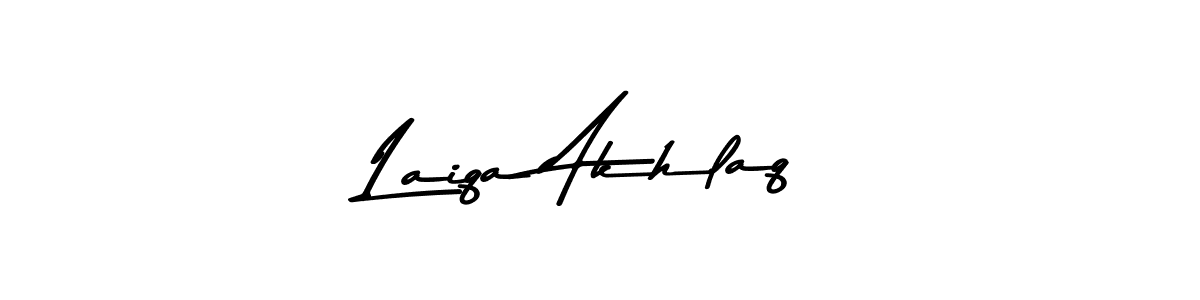 Make a beautiful signature design for name Laiqa Akhlaq. Use this online signature maker to create a handwritten signature for free. Laiqa Akhlaq signature style 9 images and pictures png