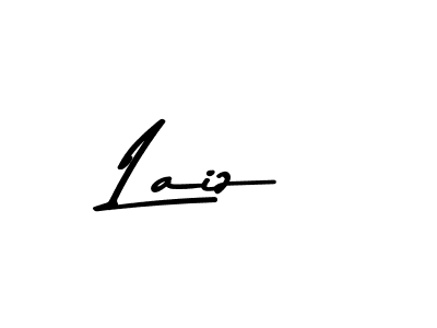 Create a beautiful signature design for name Laiz. With this signature (Asem Kandis PERSONAL USE) fonts, you can make a handwritten signature for free. Laiz signature style 9 images and pictures png