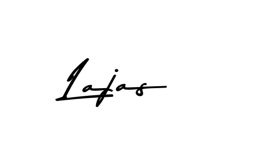 Create a beautiful signature design for name Lajas. With this signature (Asem Kandis PERSONAL USE) fonts, you can make a handwritten signature for free. Lajas signature style 9 images and pictures png