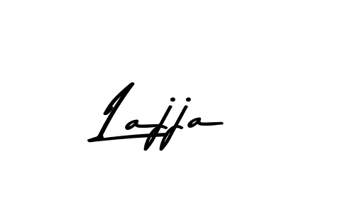 Make a beautiful signature design for name Lajja. With this signature (Asem Kandis PERSONAL USE) style, you can create a handwritten signature for free. Lajja signature style 9 images and pictures png