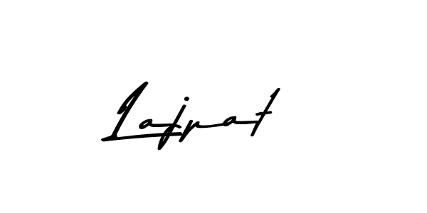 How to make Lajpat name signature. Use Asem Kandis PERSONAL USE style for creating short signs online. This is the latest handwritten sign. Lajpat signature style 9 images and pictures png