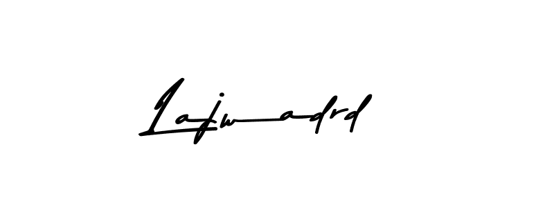 The best way (Asem Kandis PERSONAL USE) to make a short signature is to pick only two or three words in your name. The name Lajwadrd include a total of six letters. For converting this name. Lajwadrd signature style 9 images and pictures png