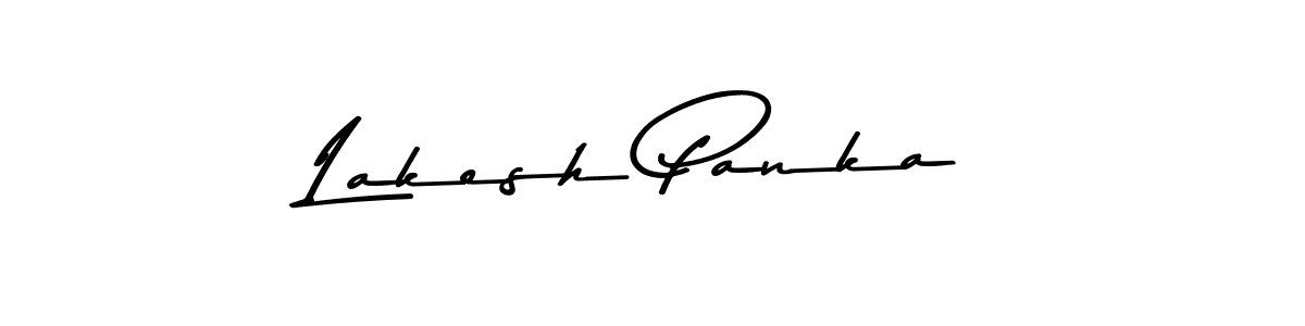 How to make Lakesh Panka signature? Asem Kandis PERSONAL USE is a professional autograph style. Create handwritten signature for Lakesh Panka name. Lakesh Panka signature style 9 images and pictures png